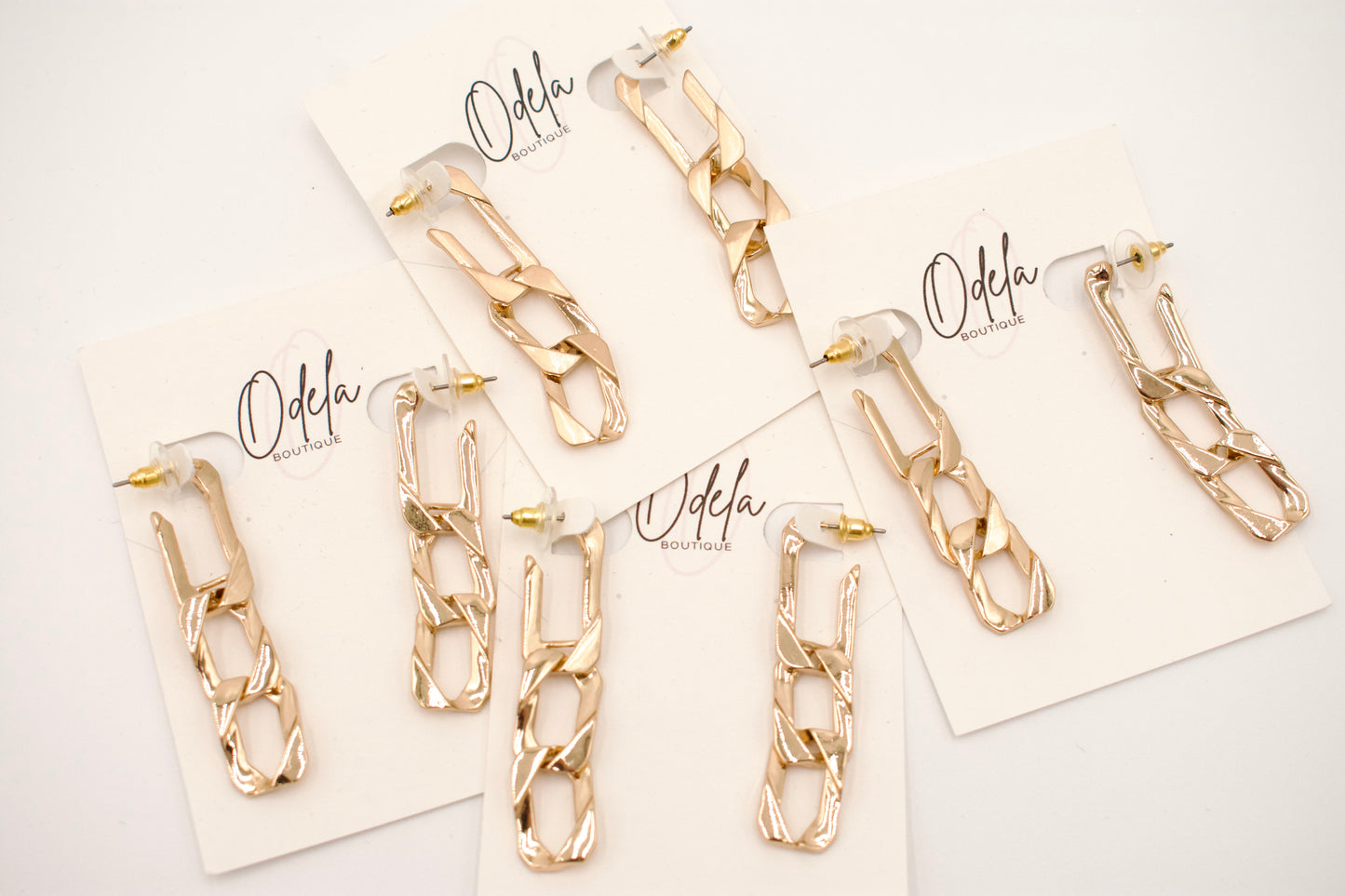 Gold Chain Earrings