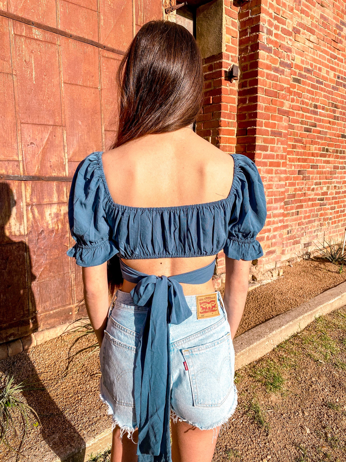 Blue Bubble Top